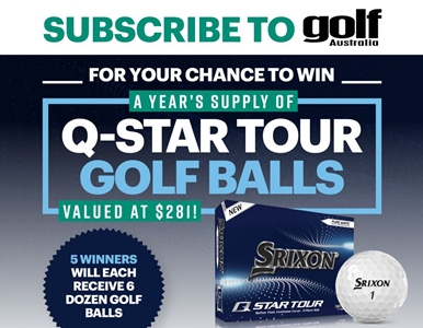 SUBSCRIBE FOR YOUR CHANCE TO WIN A YEAR'S SUPPLY OF GOLF BALLS!