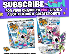 SUBSCRIBE FOR YOUR CHANCE TO WIN 1 OF 55 BUILD A BOTS!